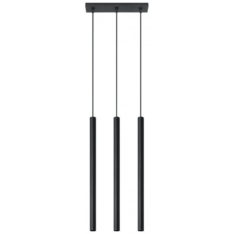 Lampa Wisząca PASTELO 3 Czarna