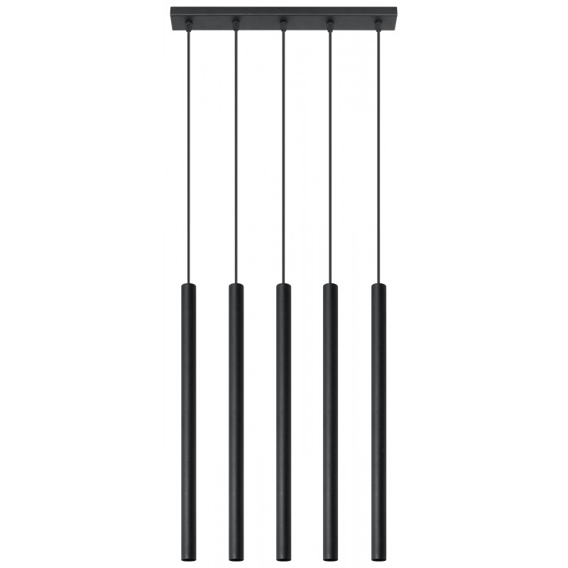 Lampa Wisząca PASTELO 5 Czarna