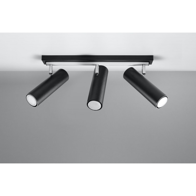 Plafon DIREZIONE 3 Czarny