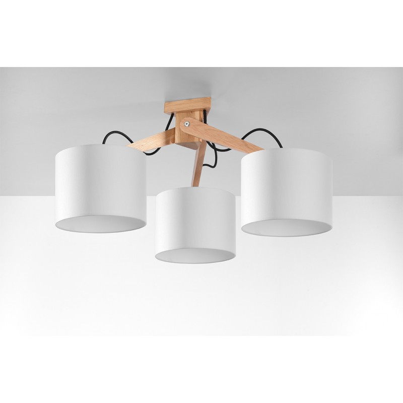 Plafon LEGNO 3 naturalne drewno