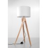 Lampa stojąca LEGNO 1 naturalne drewno