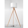 Lampa stojąca LEGNO 2 naturalne drewno