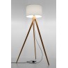 Lampa stojąca LEGNO 2 naturalne drewno