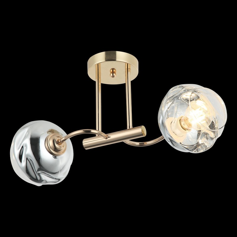 Elegancka złota lampa sufitowa FORMA 80734-01-C02-FG salon sypialnia jadalnia hotel LUCEA