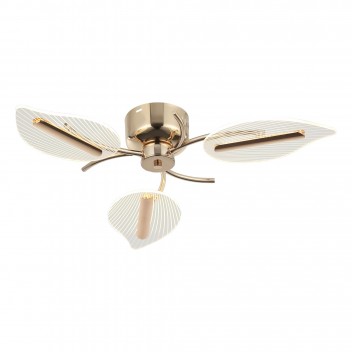 Elegancka złota lampa sufitowa KARPEN 80716-01-C03-FG salon sypialnia jadalnia hotel LUCEA