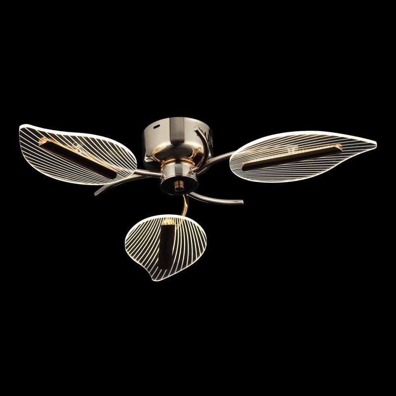 Elegancka złota lampa sufitowa KARPEN 80716-01-C03-FG salon sypialnia jadalnia hotel LUCEA