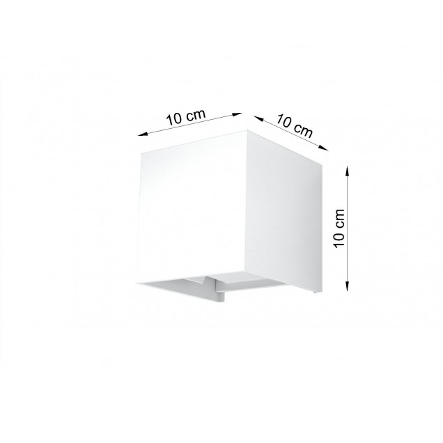 Kinkiet LUCA biały LED IP54 - 4