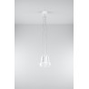 Lampa wisząca DIEGO 3 biała