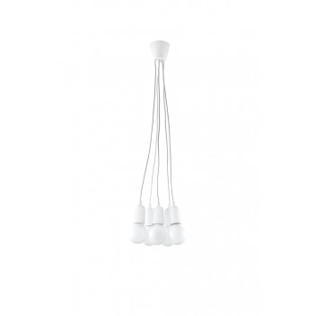 Lampa wisząca DIEGO 5 biała