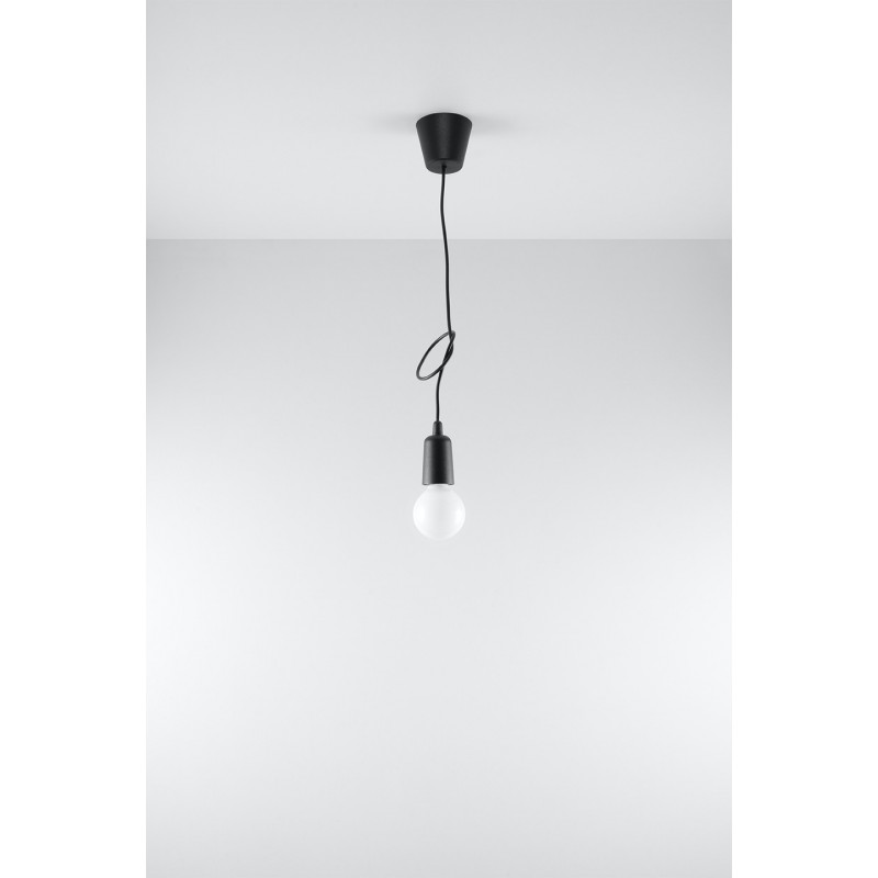 Lampa wisząca DIEGO 1 czarna