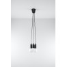 Lampa wisząca DIEGO 3 czarna