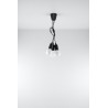 Lampa wisząca DIEGO 3 czarna