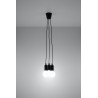 Lampa wisząca DIEGO 3 czarna