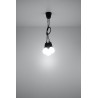 Lampa wisząca DIEGO 3 czarna