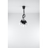 Lampa wisząca DIEGO 5 czarna
