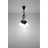 Lampa wisząca DIEGO 5 czarna
