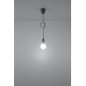 Lampa wisząca DIEGO 1 szara