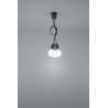 Lampa wisząca DIEGO 3 szara