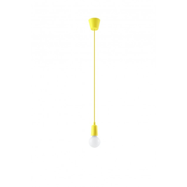 Lampa wisząca DIEGO 1 żółta - 1