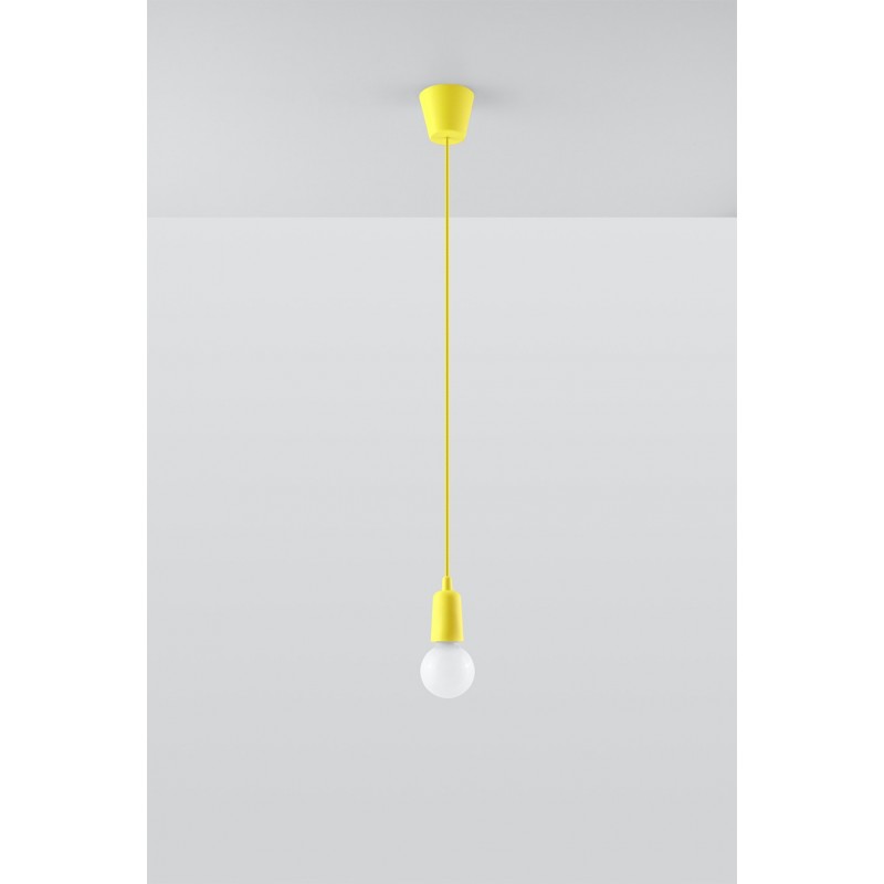 Lampa wisząca DIEGO 1 żółta