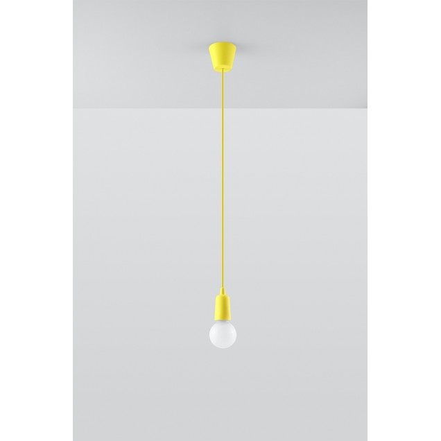 Lampa wisząca DIEGO 1 żółta - 3
