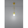 Lampa wisząca DIEGO 1 żółta