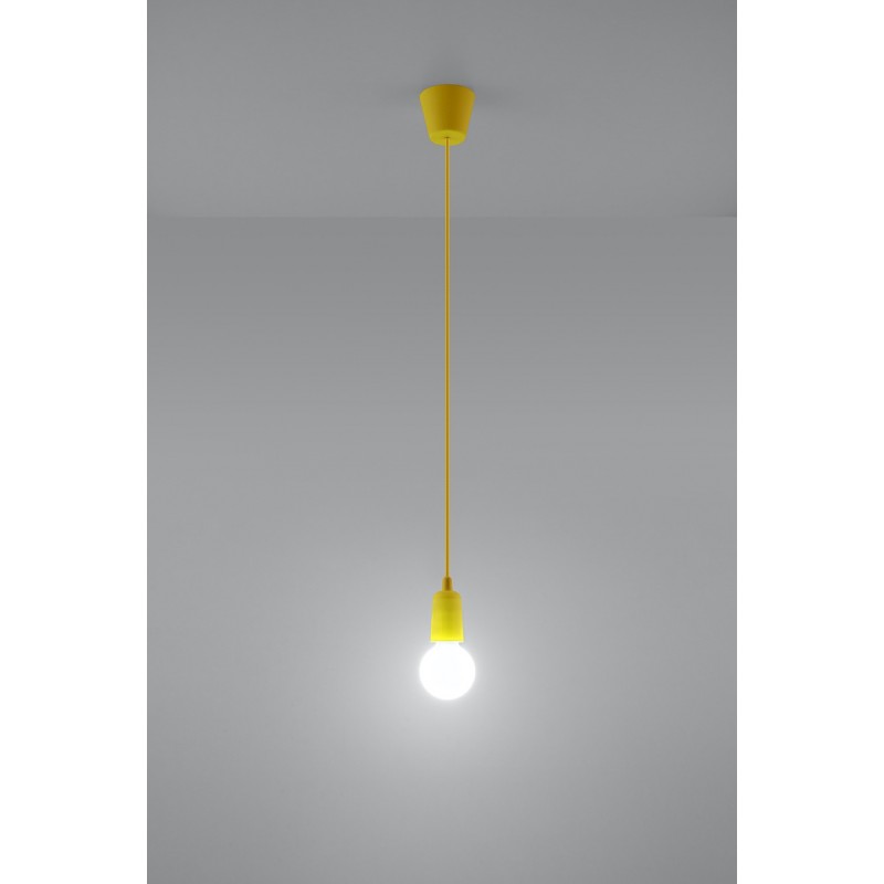 Lampa wisząca DIEGO 1 żółta