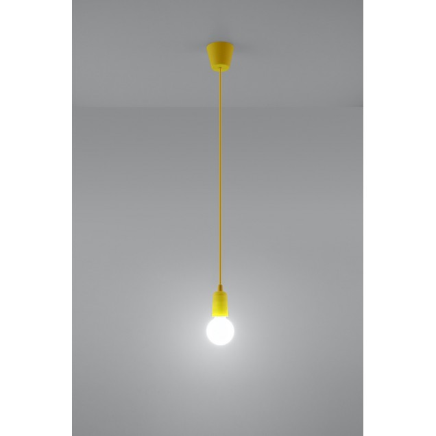 Lampa wisząca DIEGO 1 żółta - 5