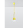 Lampa wisząca DIEGO 3 żółta