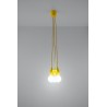 Lampa wisząca DIEGO 3 żółta