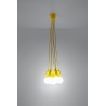 Lampa wisząca DIEGO 5 żółta