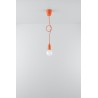 Lampa wisząca DIEGO 1 pomarańczowy