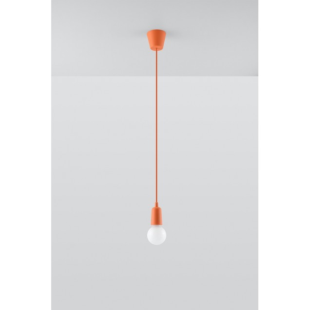 Lampa wisząca DIEGO 1 pomarańczowy - 3