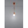 Lampa wisząca DIEGO 1 pomarańczowy
