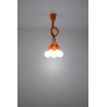 Lampa wisząca DIEGO 5 pomarańczowy
