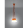 Lampa wisząca DIEGO 5 pomarańczowy