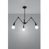 Żyrandol STARK 3 czarny