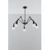 Żyrandol STARK 5 czarny