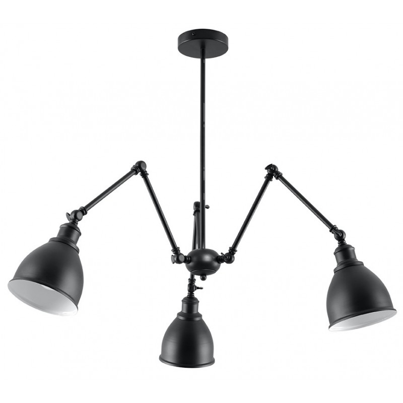 Żyrandol STARK KLOSZ 3 czarny