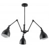 Żyrandol STARK KLOSZ 3 czarny