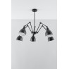 Żyrandol STARK KLOSZ 5 czarny