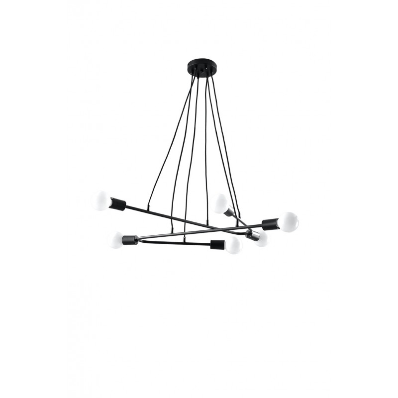 Lampa wisząca ASTRAL 6 czarna