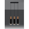 Lampa wisząca PABLO 3L czarna
