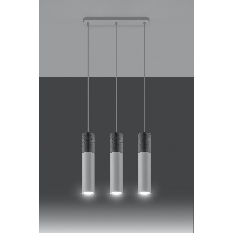 Lampa wisząca BORGIO 3 biały