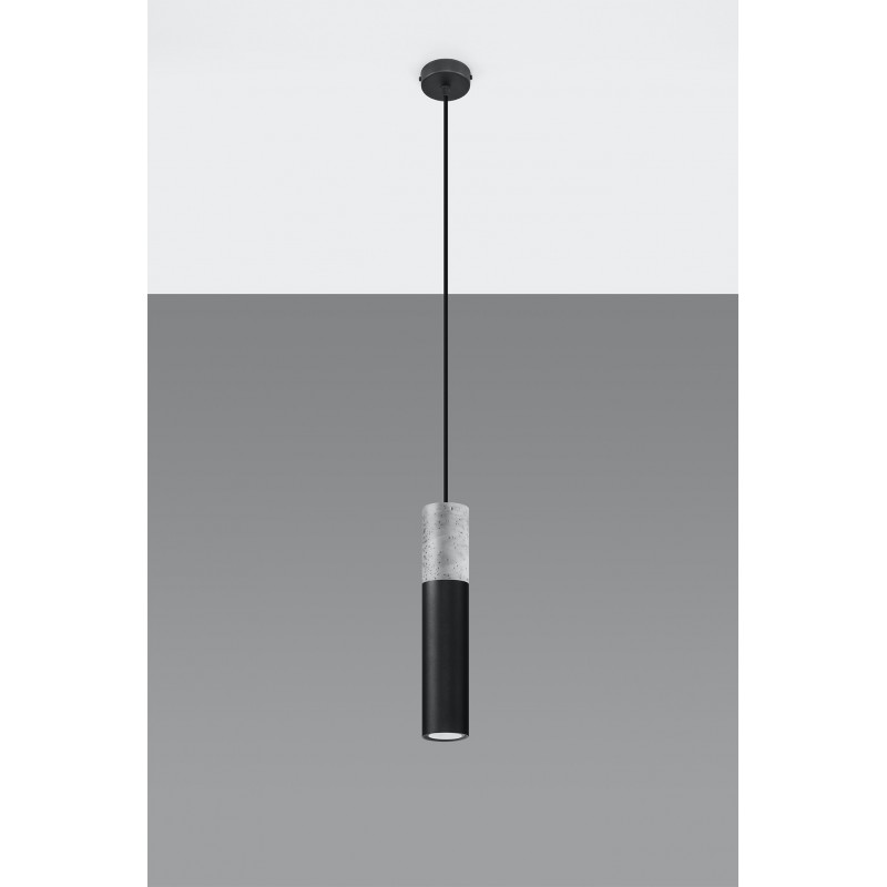 Lampa wisząca BORGIO 1 czarny