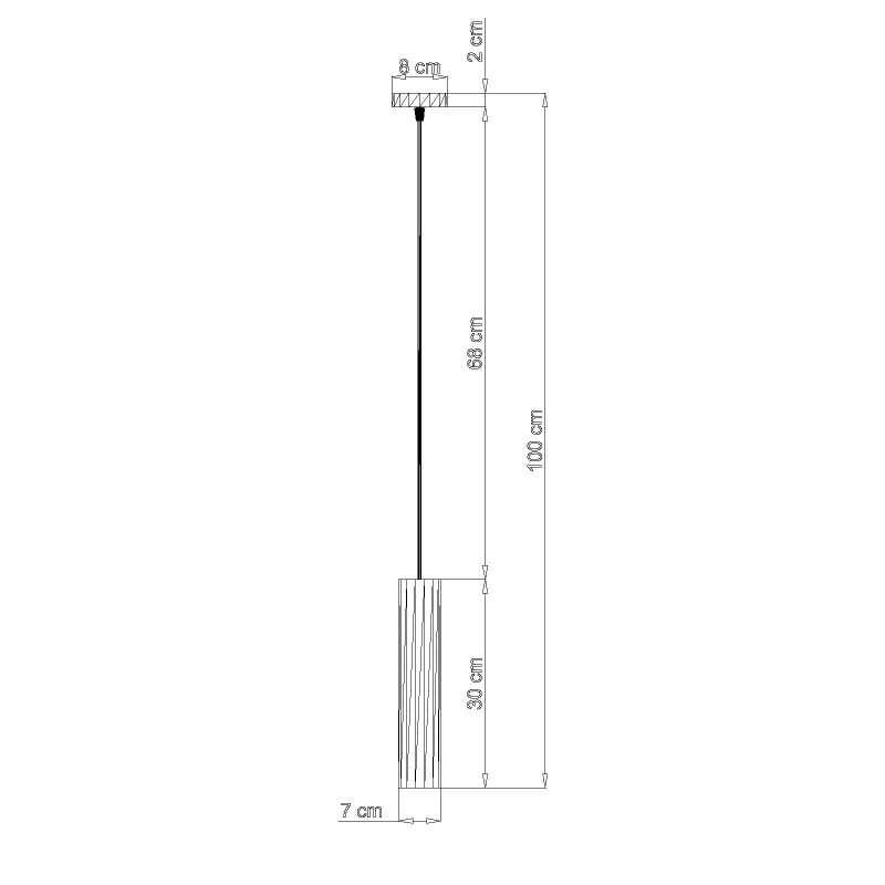 Lampa wisząca LUVO 1
