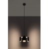 Lampa wisząca TULIP czarny
