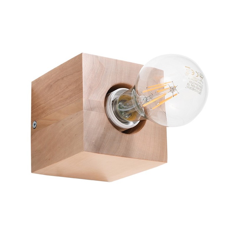 Kinkiet ARIZ naturalne drewno