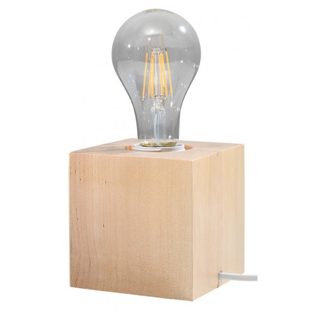 Lampa biurkowa ARIZ naturalne drewno - 3