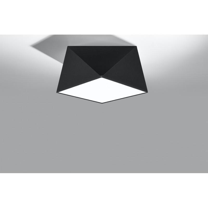 Plafon HEXA 25 czarny